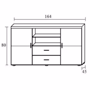 Obrazek Komoda 5 Samba san marino/crem