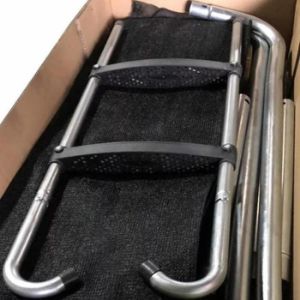 Obrazek Trampolina Comfort z drabinką 366cm zielona 