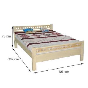 Obrazek Łóżko Milena 120x200 olcha naturalna 