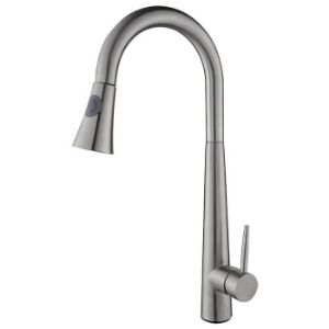 Obrazek Bateria zlewozmywakowa Tilos z wyciąganą wylewką Inox