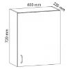 Obrazek Szafka kuchenna Gardena G60 P white