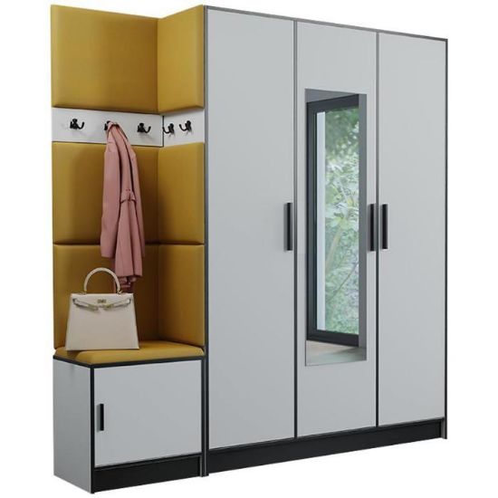 Obrazek Garderoba Roj 14 biała + Kronos 01 miodowa