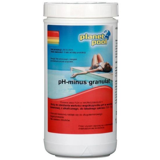 Obrazek Regulator pH minus granulat 1,5kg