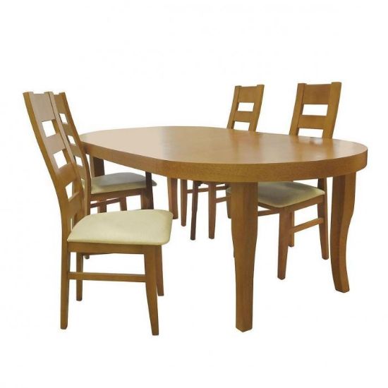 Obrazek Zestaw stół i krzesła Paula2 1+4