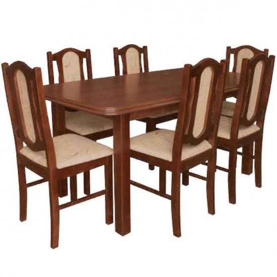 Obrazek Zestaw stół i krzesła Filip 1+6 ST572 orzech  KR573 BR281 monaco2