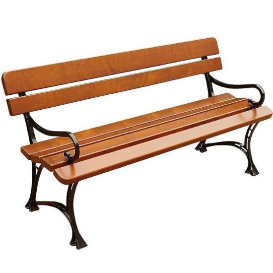 Obrazek  Ławka królewska z podłokietnikami cyprys 