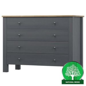 Obrazek Komoda Oskar 4s 90x40x90 Szary