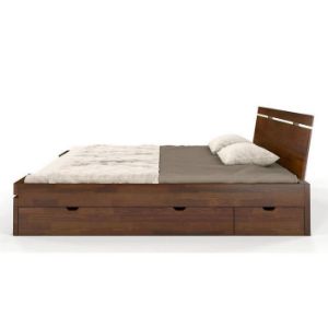 Obrazek Łóżko sosnowe Skandica Sparta maxi+sz 200X200 orzech 