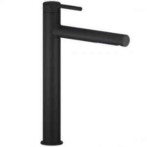 Obrazek Bateria umywalkowa wysoka Pi czarny mat