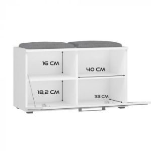 Obrazek Szafka na buty Opi (biały)