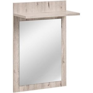 Obrazek Lustro Gustavo TYPE dąb wellington/biały