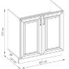 Obrazek Szafka kuchenna Patricia D80 zlew