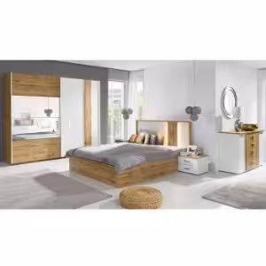 Obrazek Stolik nocny x2 biały wotan