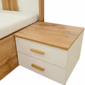 Obrazek Stolik nocny x2 biały wotan