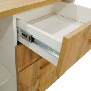 Obrazek Stolik nocny x2 biały wotan