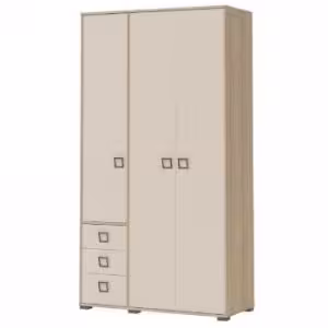 Obrazek Szafa 3D3S Kiki P33-BK/KI-01 beech/sand