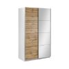 Obrazek Szafa z lustrem Asti 120 biały/dąb wotan