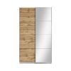 Obrazek Szafa z lustrem Asti 120 biały/dąb wotan
