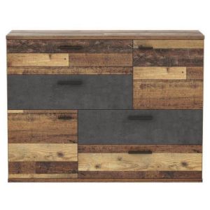 Obrazek Komoda Skive Old Wood Vintage/Beton
