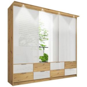 Obrazek Szafa Malaga 250 biały połysk/artisan 