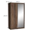 Obrazek Szafa Karol 143 z lustrem dąb lefkas
