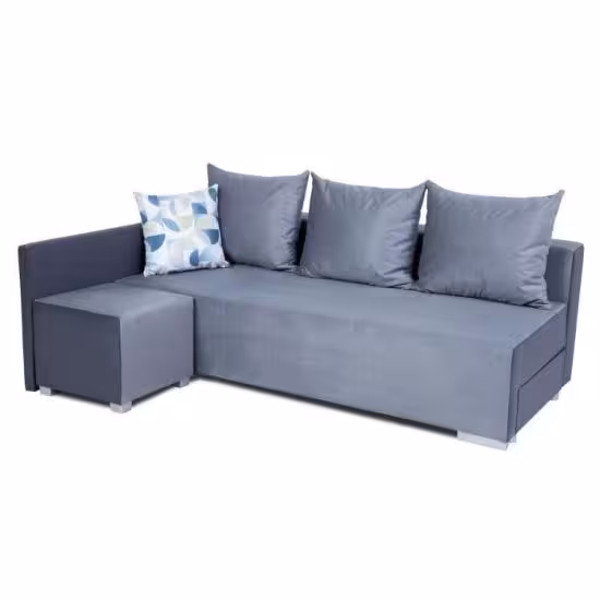 Obrazek Narożnik rozkładany z pufą Billy