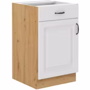 Obrazek Szafka kuchenna Stilo biały mat/artisan 50D 1F 1S BB