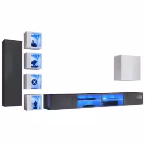 Obrazek Meblościanka Switch Xxvi Grafit/Biały