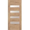 Obrazek Drzwi wewnętrzne Eria 1/4 80P dąb sonoma WC+podcięcie