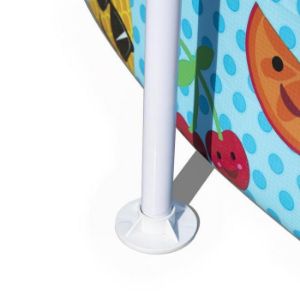 Obrazek Basen stelażowy dziecięcy z daszkiem i ochroną UV 56432