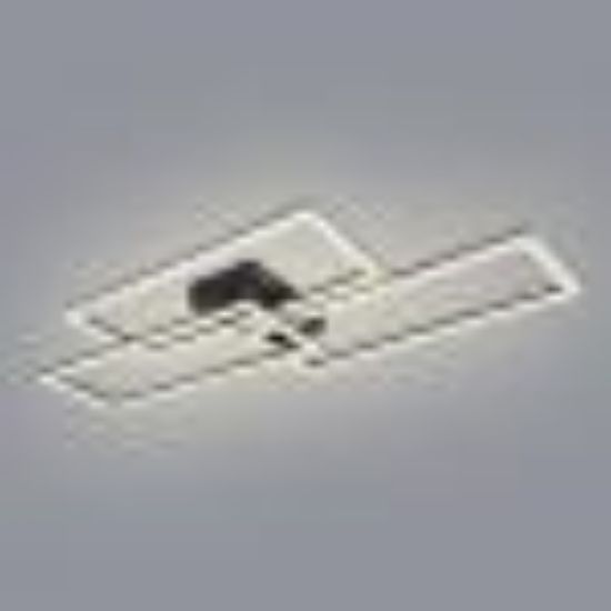 Obrazek Lampa LED 67247-58 Czarna + Pilot