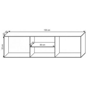 Obrazek Półka Tommy 15 grafit/enigma