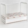 Obrazek Łóżeczko Ala II Plus Szuflada+Materac Białe 