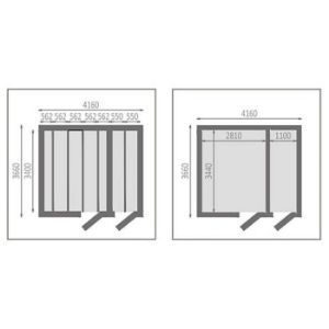 Obrazek Domek ogrodowy Zawilec 416x366