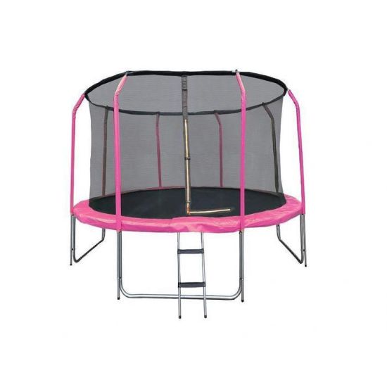 Obrazek Trampolina Comfort z drabinką 366cm różowa 