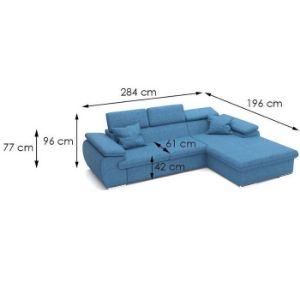 Obrazek Narożnik Polo P Porto 62 plus poduszki Porto 62