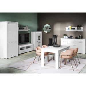 Obrazek Szafka RTV Clermont 11 Sosna Śnieżna