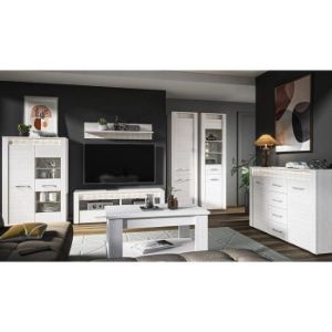 Obrazek Szafka RTV Clermont 11 Sosna Śnieżna