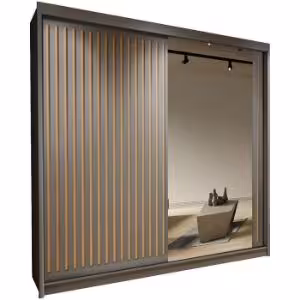 Obrazek Szafa Royal 203 Szara/Lamela Wotan