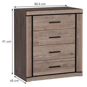 Obrazek Komoda Dallas D4 dąb truflowy