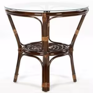 Obrazek Komplet rattanowy Tropicana ciemny brąz/cappucino