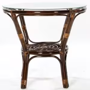 Obrazek Komplet rattanowy Tropicana ciemny brąz/cappucino