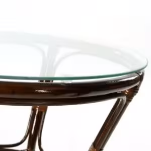 Obrazek Komplet rattanowy Tropicana ciemny brąz/cappucino