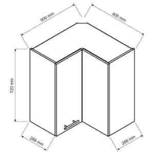 Obrazek Szafka kuchenna Max Wrn Pl jasny beż 
