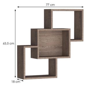 Obrazek Półka Dallas D30 dąb trufla