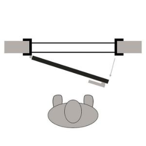 Obrazek Drzwi wewnętrzne Dallas 4x4 80 L wiąz skandynawski