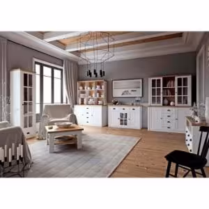 Obrazek Ława Prowansja ST sosna andersen/dąb lefkas ciemny