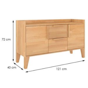 Obrazek Komoda Drewniana Bukowa Skandica Agava Naturalny