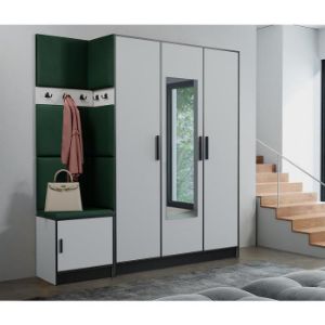 Obrazek Garderoba Roj 14 biała + Kronos 19 zielona