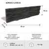 Obrazek Kamień betonowy Komodo Carbon